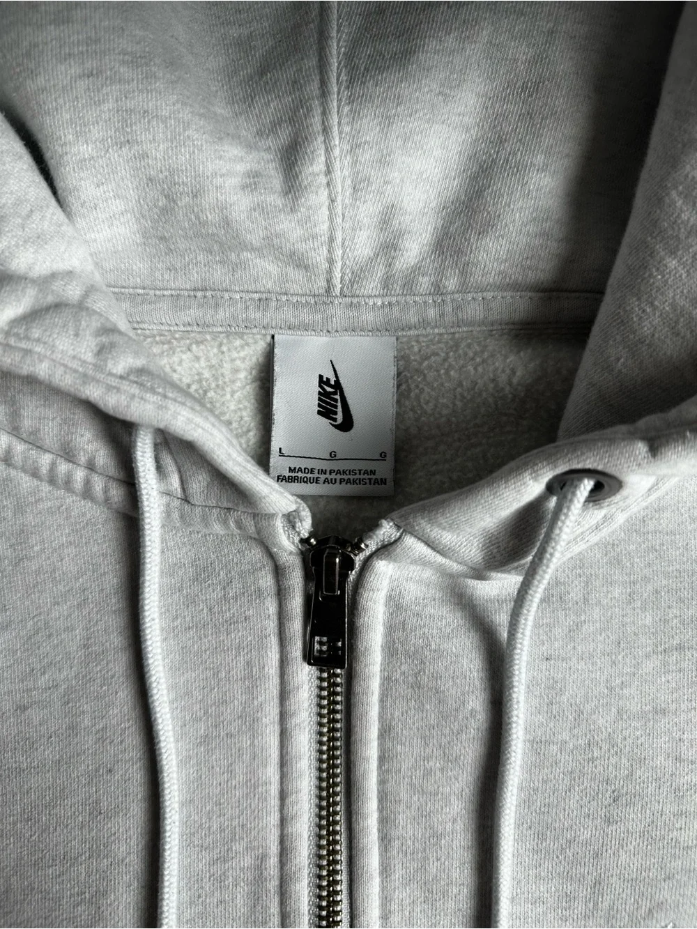 Mens Nike Solo Swoosh Full Zip fleece 🩶